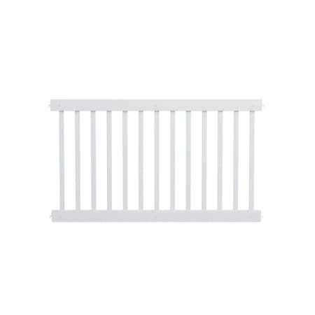 White Traditional Event Fence Panel, (Panel Only)